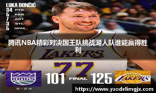腾讯NBA精彩对决国王队挑战湖人队谁能赢得胜利