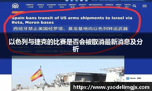 以色列与捷克的比赛是否会被取消最新消息及分析